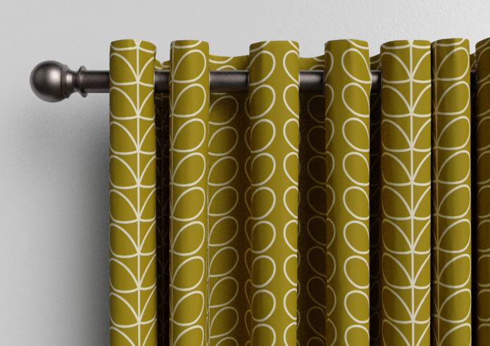 Orla Kiely Linear Stem, Seagrass - Made to Measure Curtains - Image 12